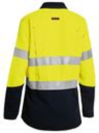 Picture of Bisley Tencate Tecasafe® Plus 700 - Women'S Taped Hi Vis Fr Vented Shirt